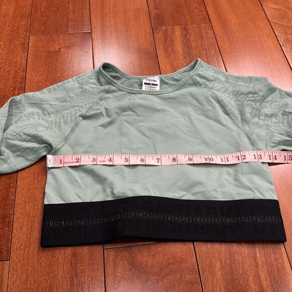 Gymshark Vision 3 pieces Long Sleeve Crop Top sports Bra and leggings size M - Picture 10 of 14